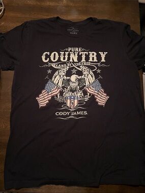 Cody James Men's Pure Country Graphic Tee - Black